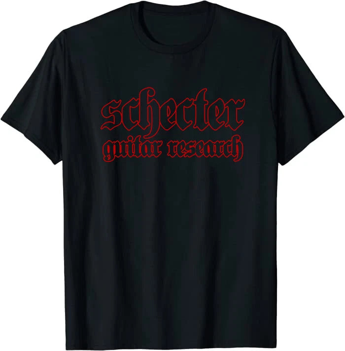 New Limited Cool Red Schecter Guitar Research Classic T-Shirt