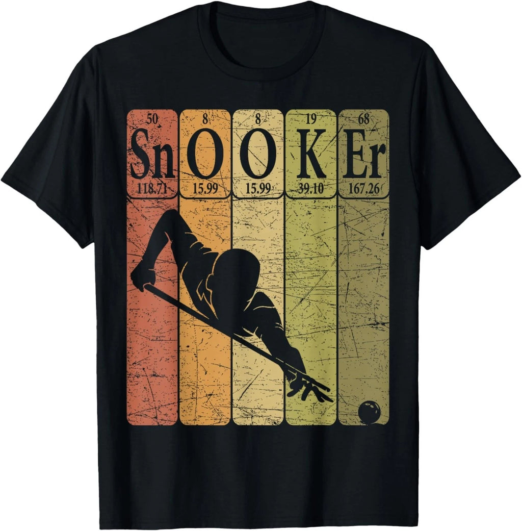 Snooker Periodic Table Elements Pool Player Pool Billiard Gift Unisex T-Shirt