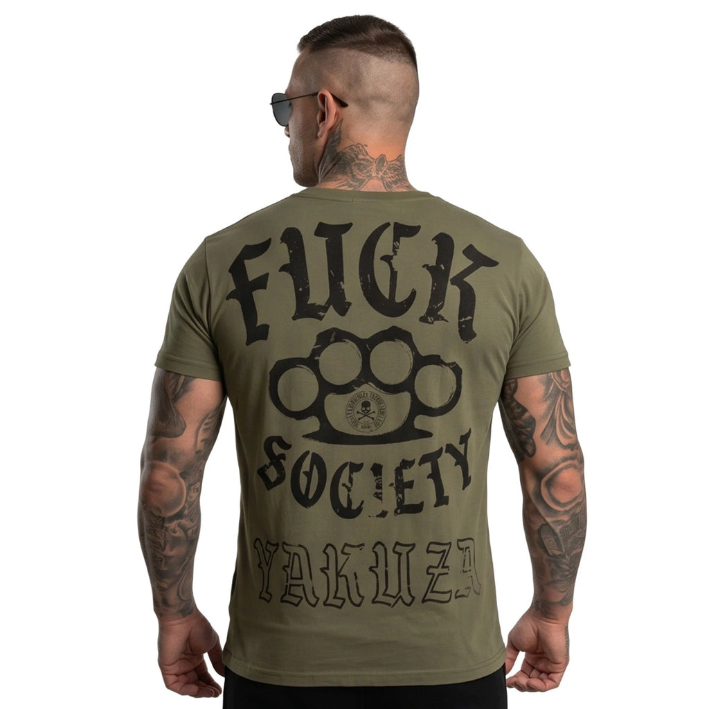 New Yakuza Men's FS Knuckles Regular T-Shirt - Grape Leaf