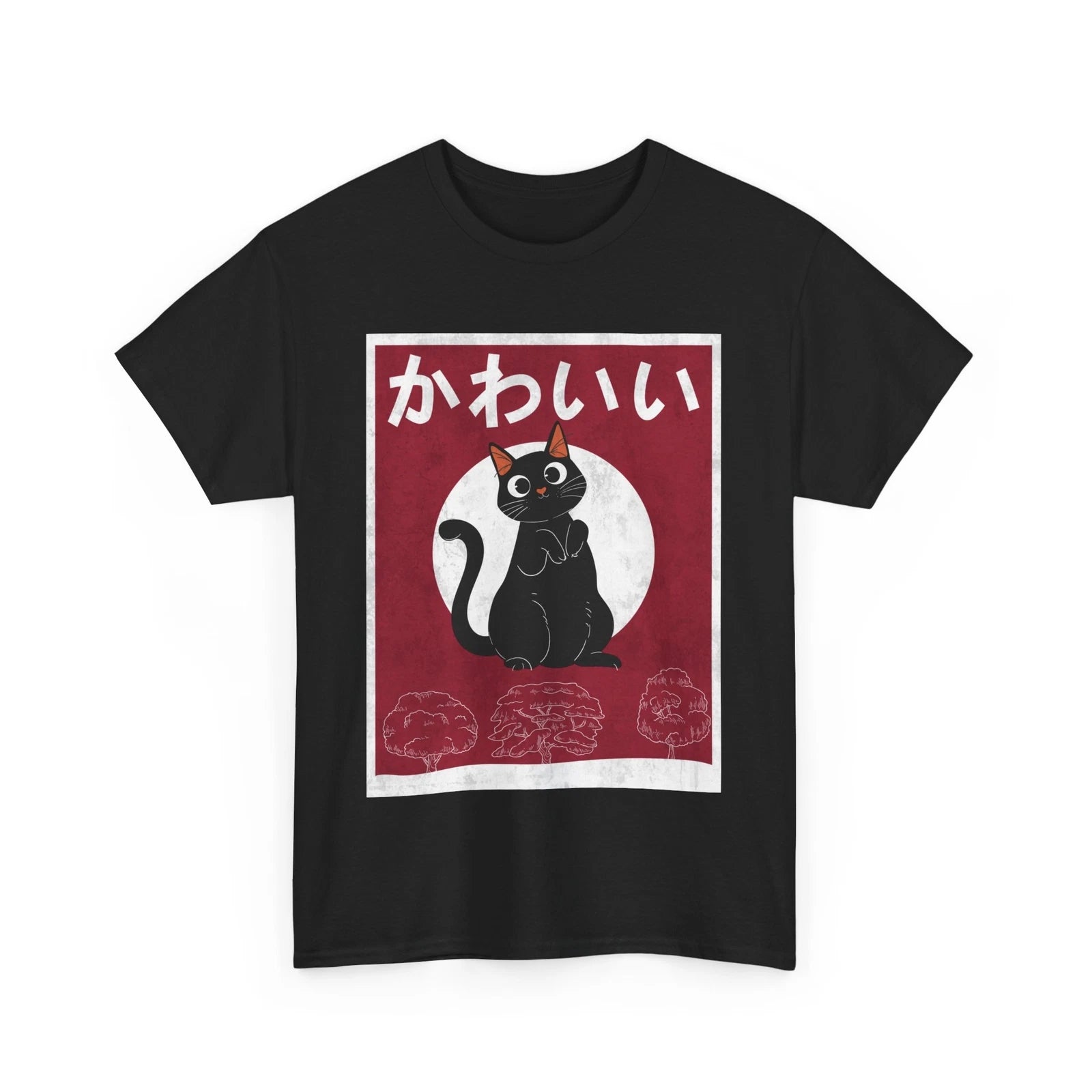 Kawaii Cat Shirt, Japanese Art Woodblock Shirt, Cats Lovers Shirt