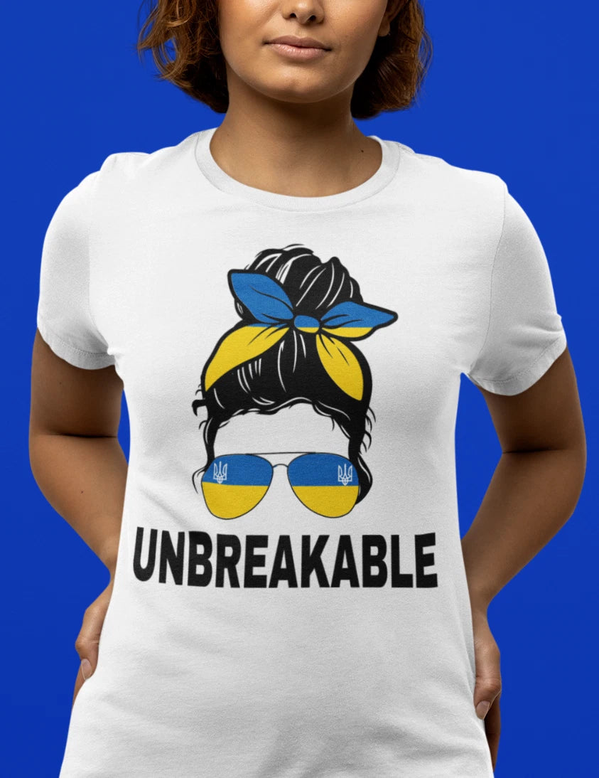 Ukraine T-shirt Unbreakable  Ukraine Flag T shirt Ukrainian Pride T Shirt