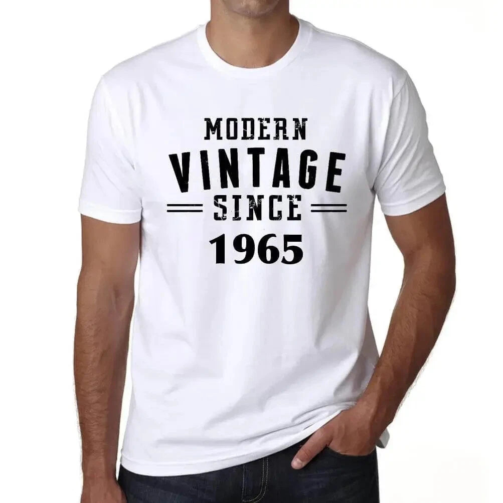 ULTRABASIC Men's T-Shirt Vintage Modern Since 1965 Modern Vintage Since
