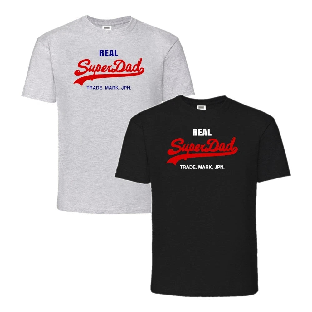 Super Dad T-Shirt Fathers Day Birthday Christmas Gifts S/M/L/XL/XXL 100% Cotton