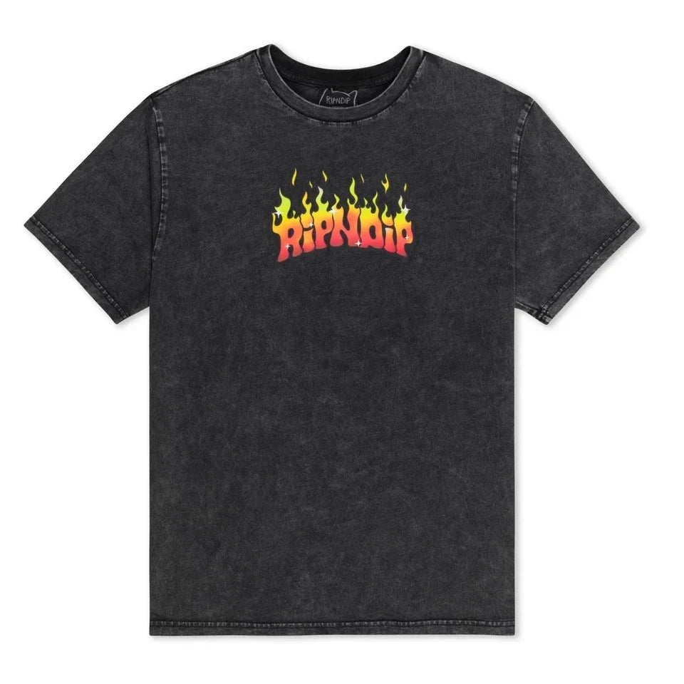 RipNDip Scary Cute S/S Black Wash t-shirt  REF B8B1