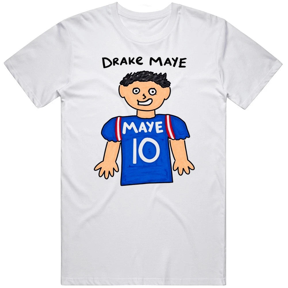 Funny Drake Maye Painting and Drawing Fan T Shirt