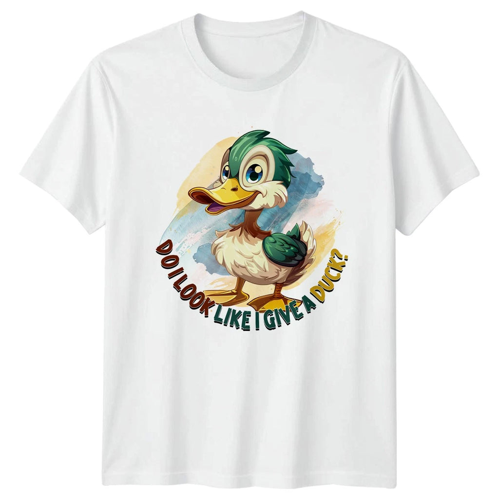 Do I Look Like I Give T-Shirt Duck Pun Animal Humor Birthday Gift