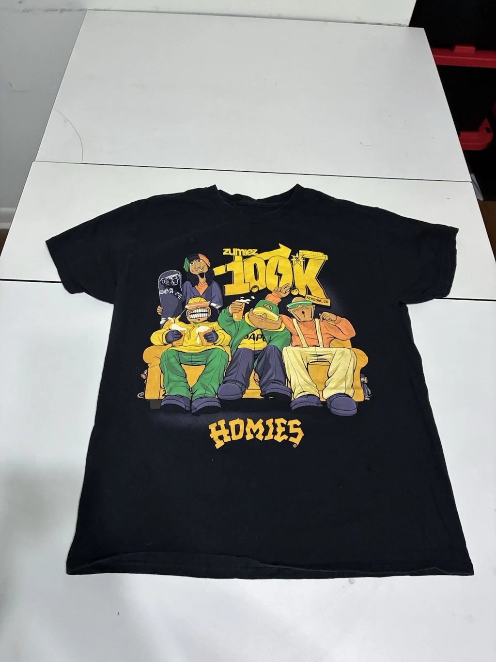 DGA Homies Shirt Medium Black Zumiez 100K Skateboarding Streetwear Retro Street