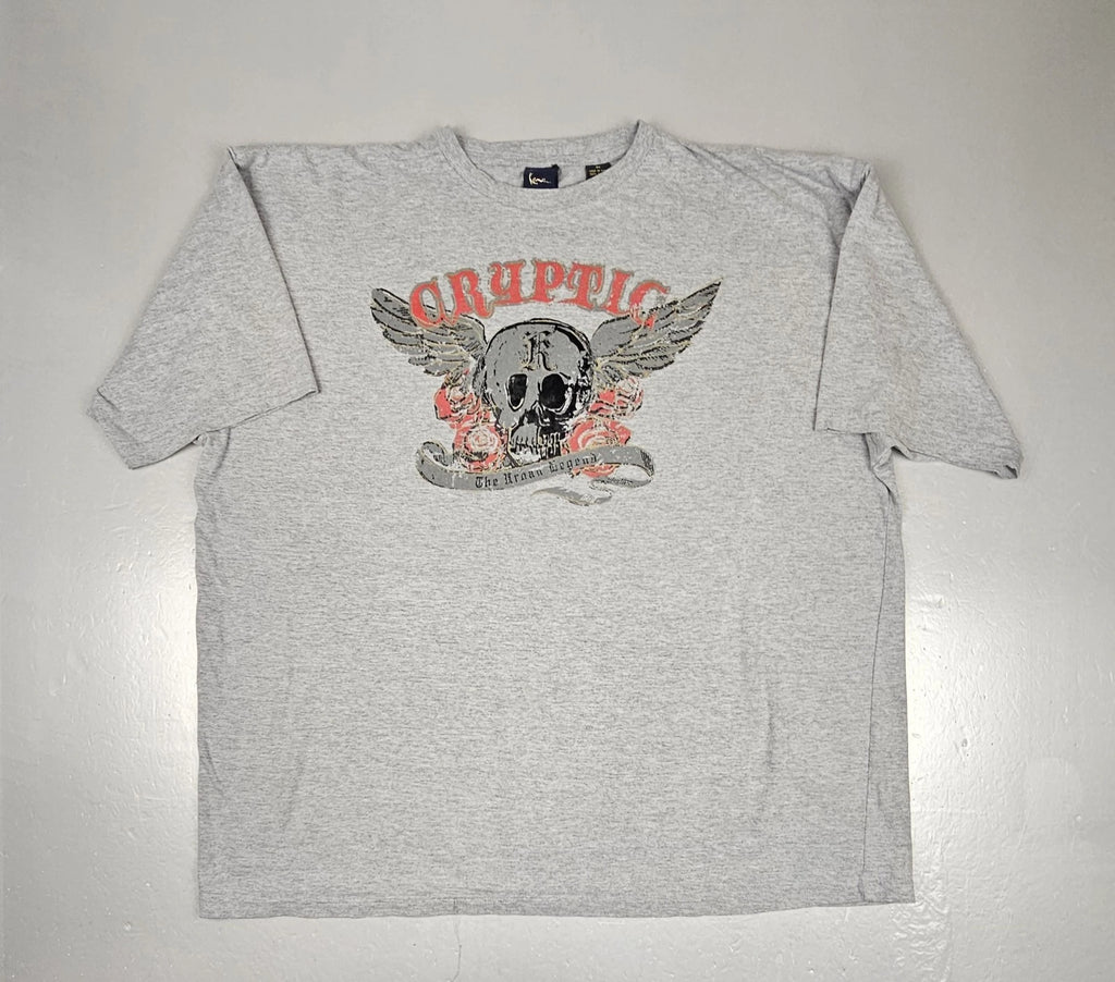 KANI GOLD T-Shirt Mens 4XL Vintage Gray Cryptic The Urban Legend Skull