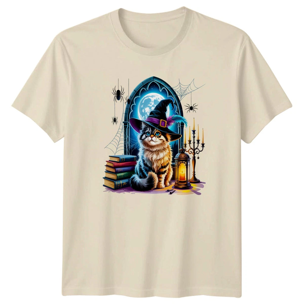 Cute Ghost Cat Halloween Magic T-Shirt Cats Halloween Halloween Gift