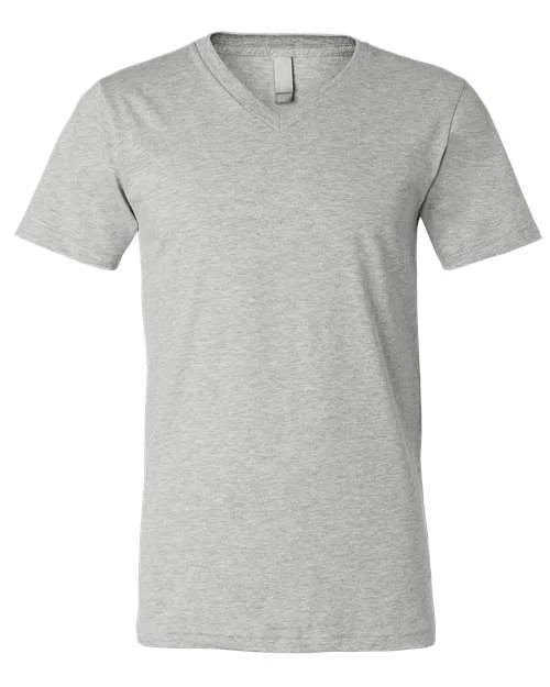 BELLA + CANVAS Unisex Heather CVC V-Neck Tee - 3005CVC