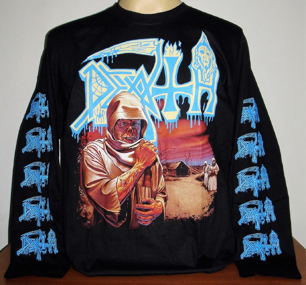 Death Leprosy Long Sleeve T-Shirt Size S M L XL 2XL 3XL Metal Band Grindcore New