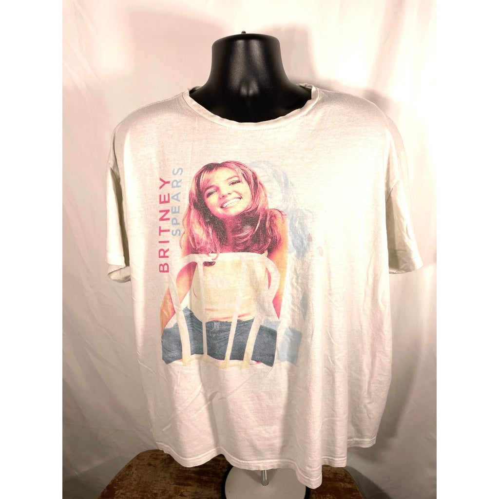 Britney Spears Graphic Tee White XXL 2021 Oversized
