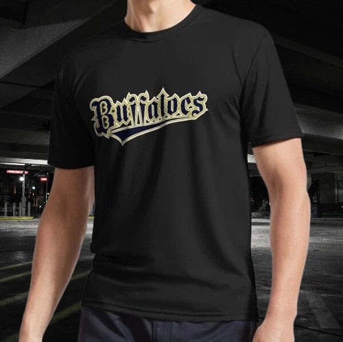 Orix Buffaloes Active Logo T-Shirt Funny Size Mode American T-shirt