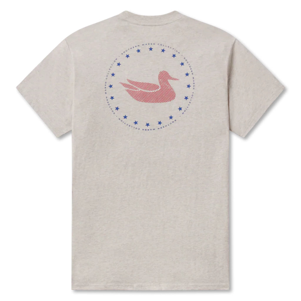 Southern Marsh Grand Ole Duck Washed Oatmeal T-Shirt AD76-WOT