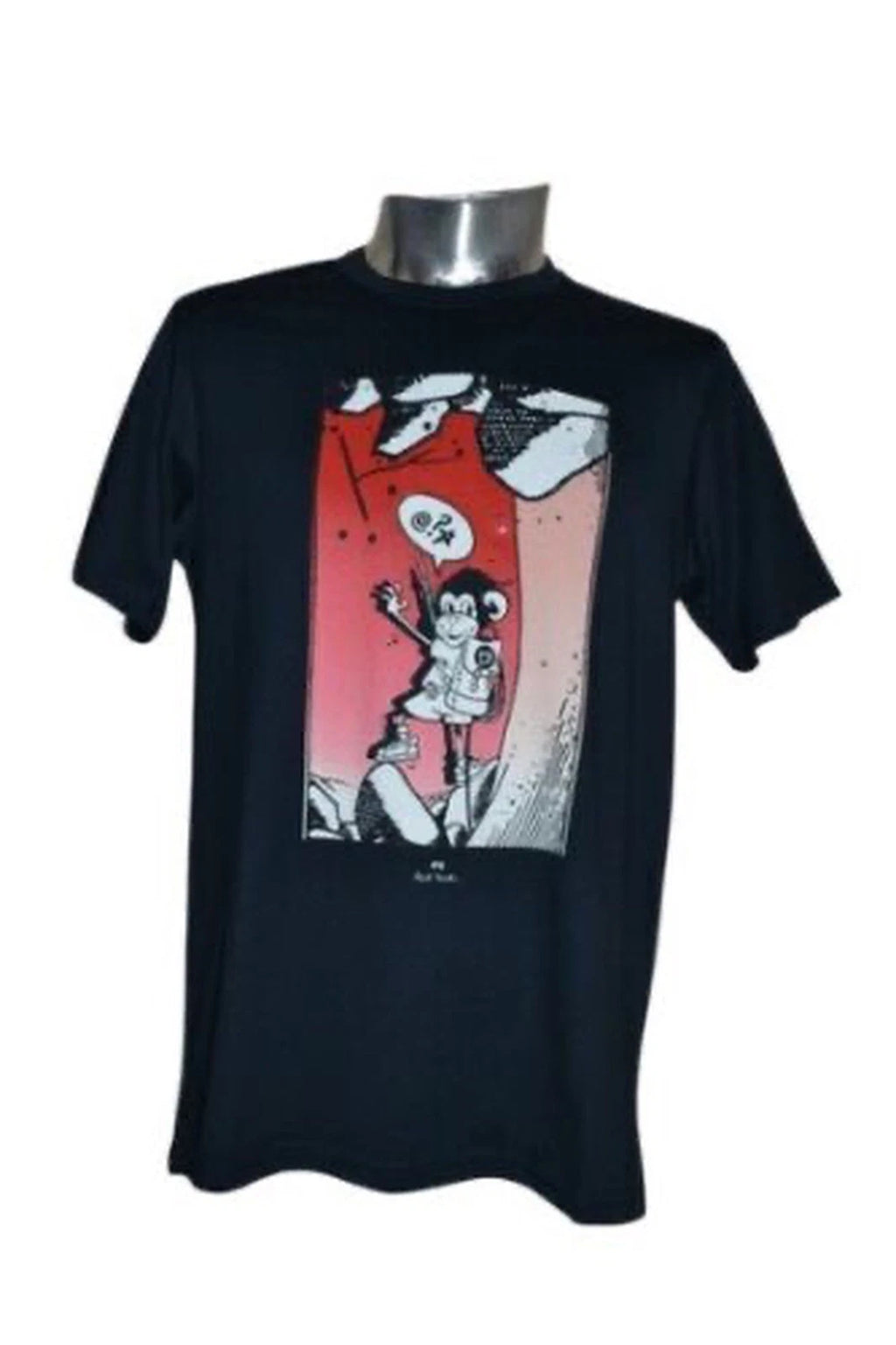 Paul Smith PS Mens Climbing Monkey Navy Cotton T Shirt Slim Fit “L” Brand New
