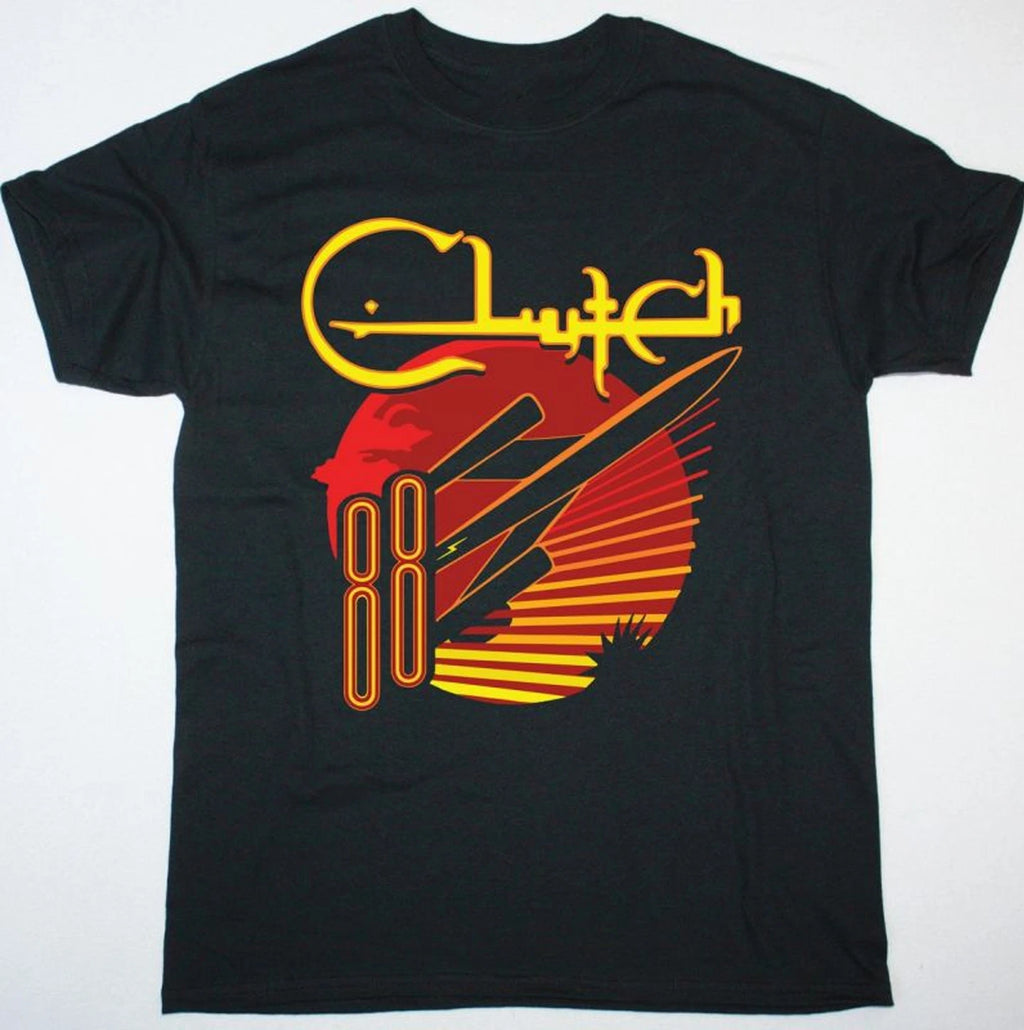 Clutch rock band T-shirt Black short sleeve All Sizes S to 5Xl 2F438