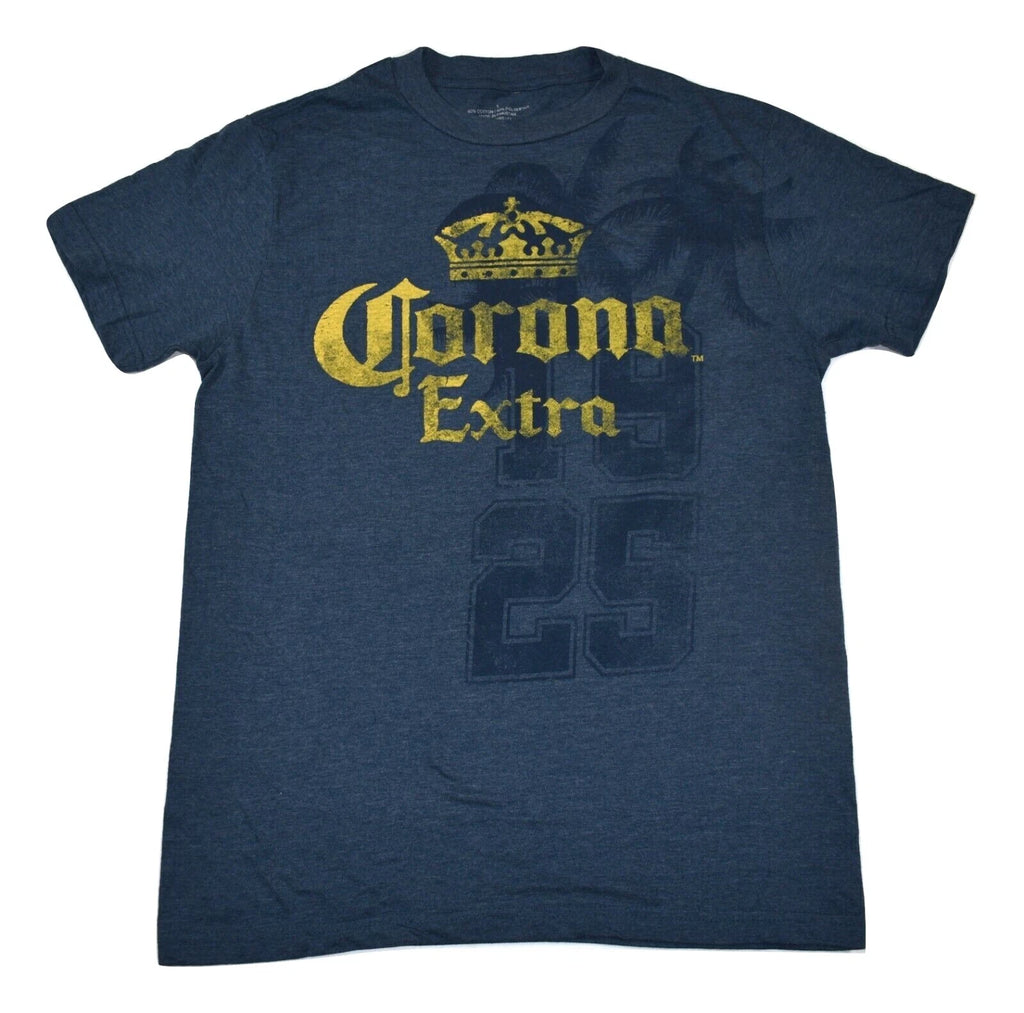 Corona Extra Mens 1925 Palms Distressed Print Tee Shirt New S, M