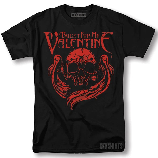 Bullet For My Valentine Shirt Concert Promo Tour Vintage Graphic Design T-Shirt