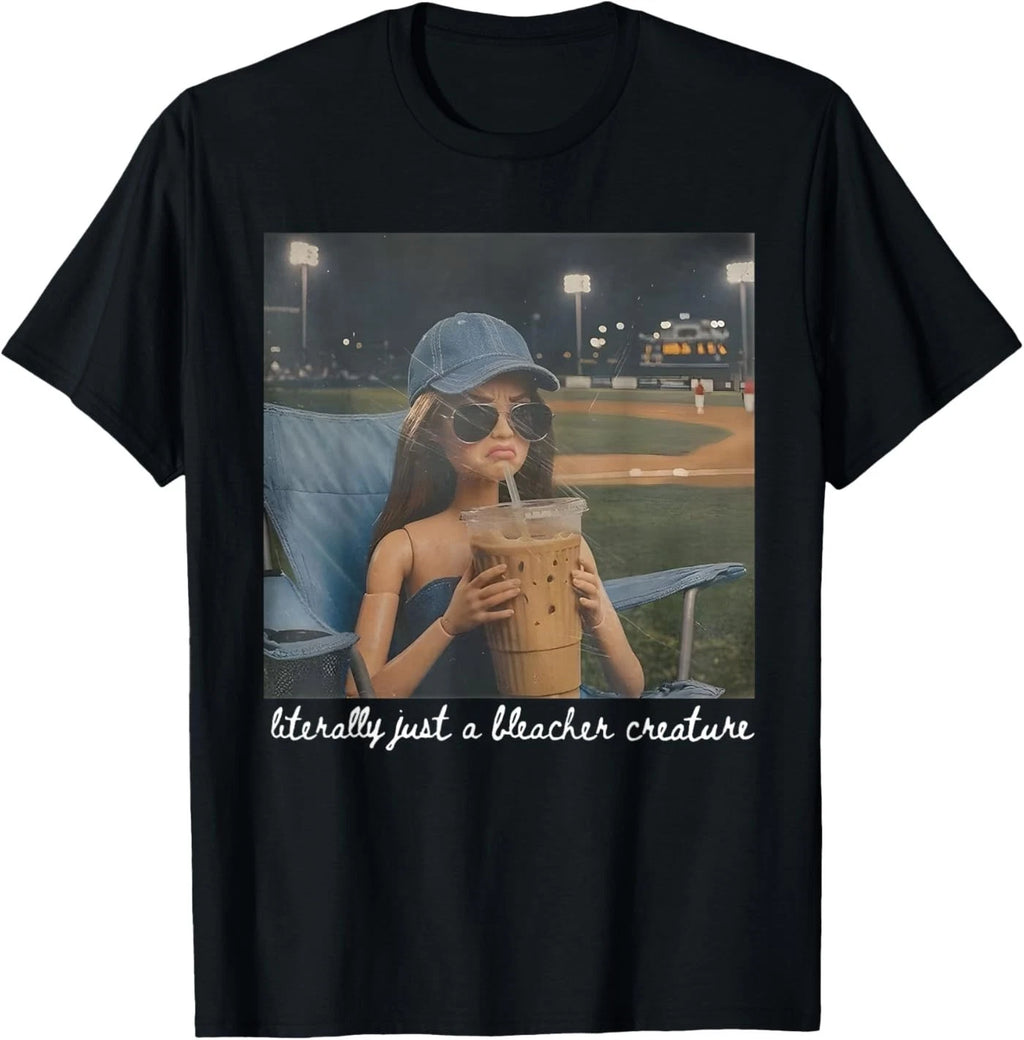 Literally Just A Bleacher Creature Funny Doll Face Meme T-Shirt