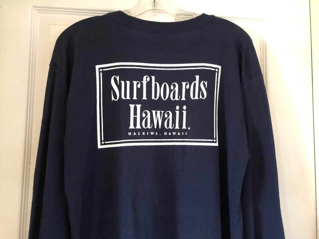 Surfboards Hawaii Long Sleeve T-Shirt Vintage 60s Logo Island Oahu Surf Classic
