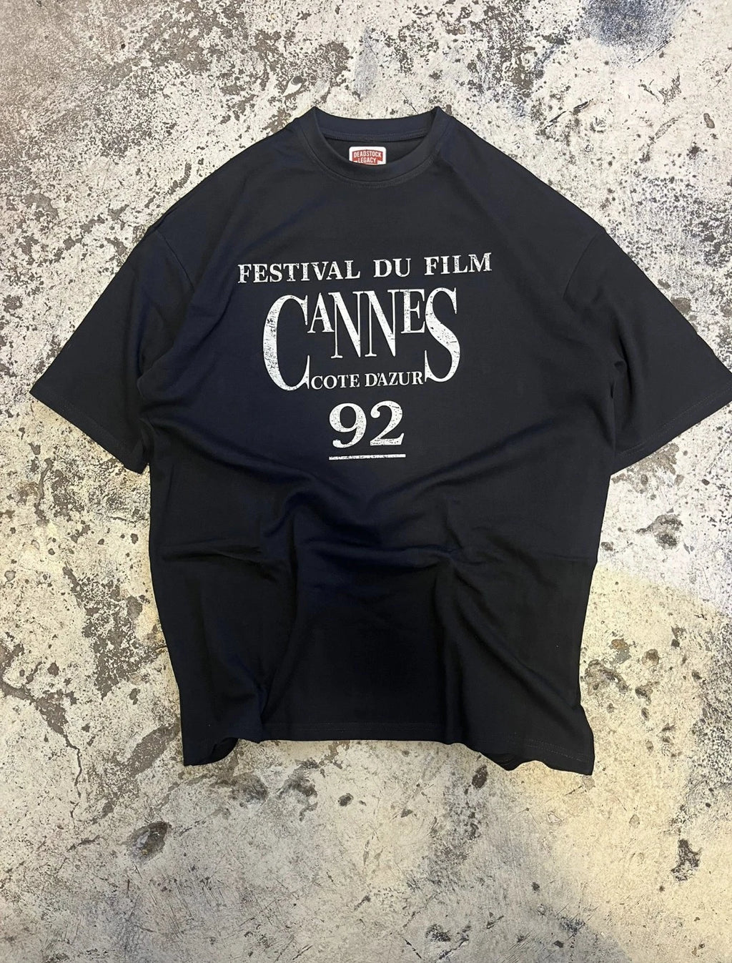Deadstock Legacy T-Shirt Cannes Film Festival Oversized Boxy Fit Y2K Unisex Tee