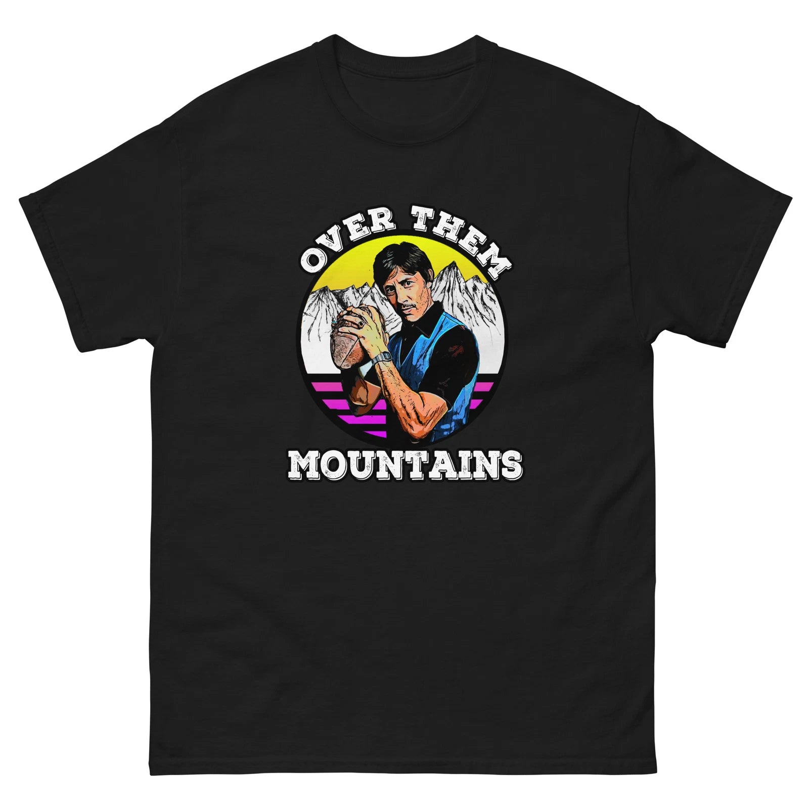 uncle rico tshirt napoleon dynamite funny tee Over them mountains