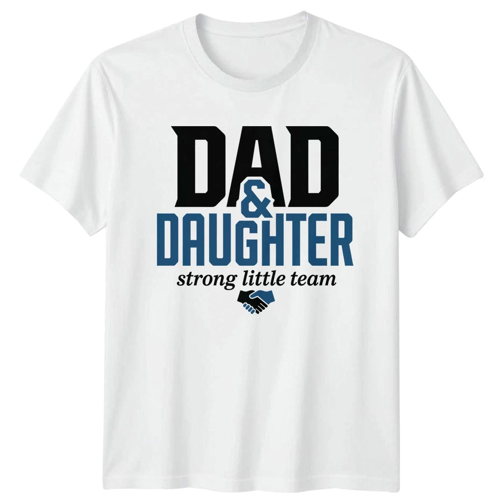 Dad & Daughter Strong Little Mens T-Shirt Father Daughter Family Fathers Day