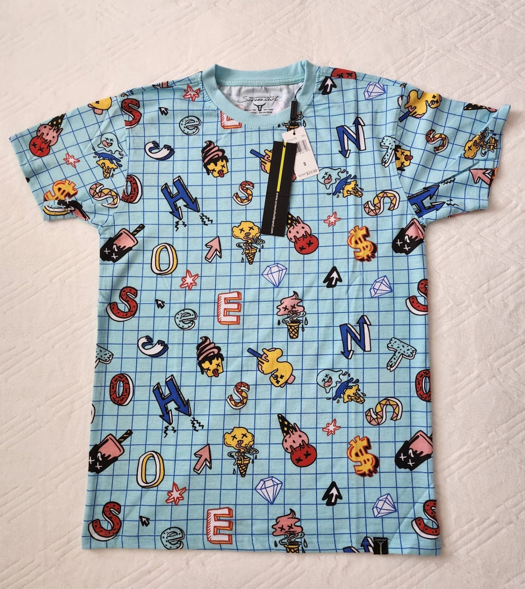 Screenshot mens streetwear fashion, premium urban t-shirt NYC street fashion - S