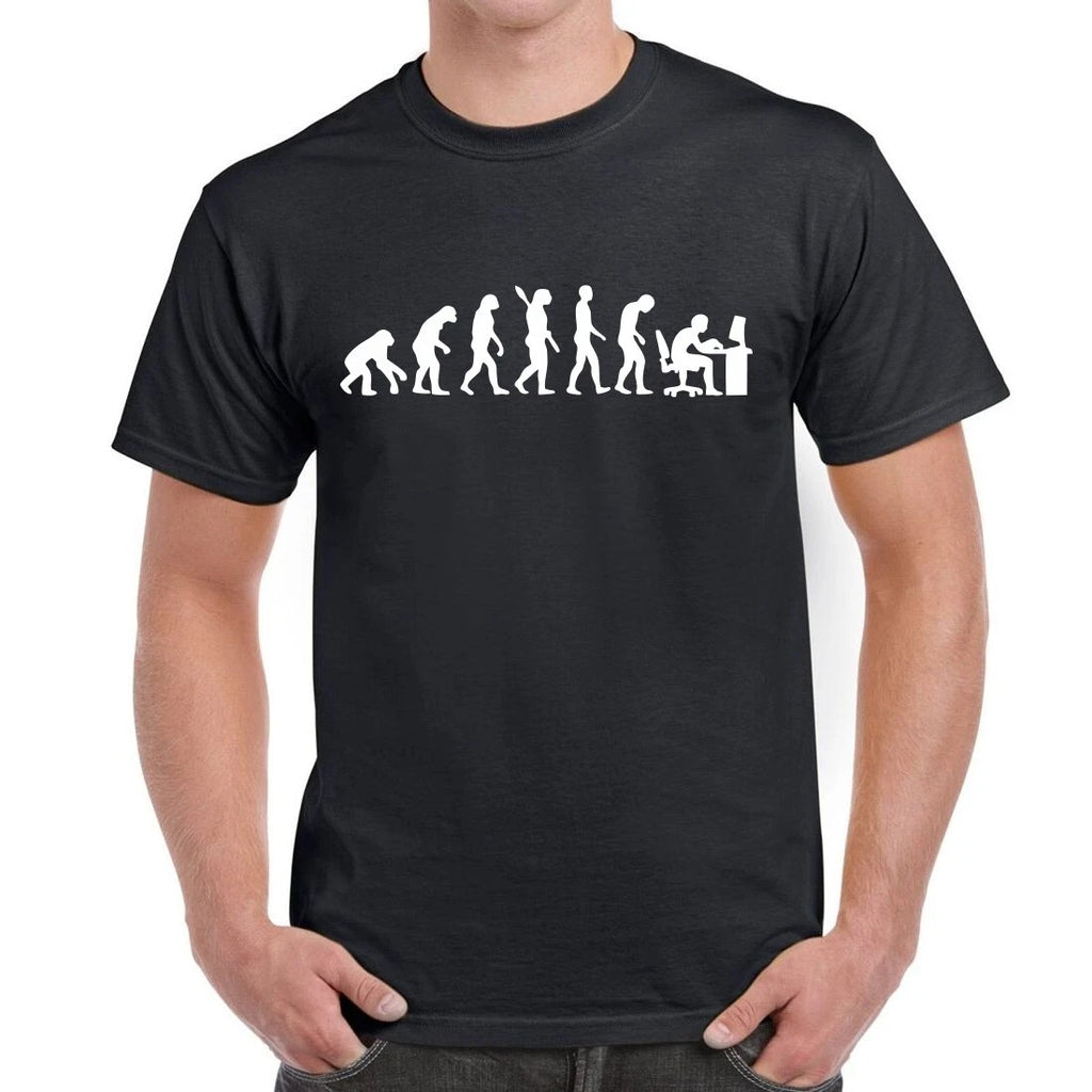 Software Engineer Evolution IT T-Shirt Programmer Developer Designer Geek Gamer