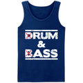 Drum & Bass Vest Shirt,Grunge Style DJ Music Vest,DnB Streetwear Apparel for DJs
