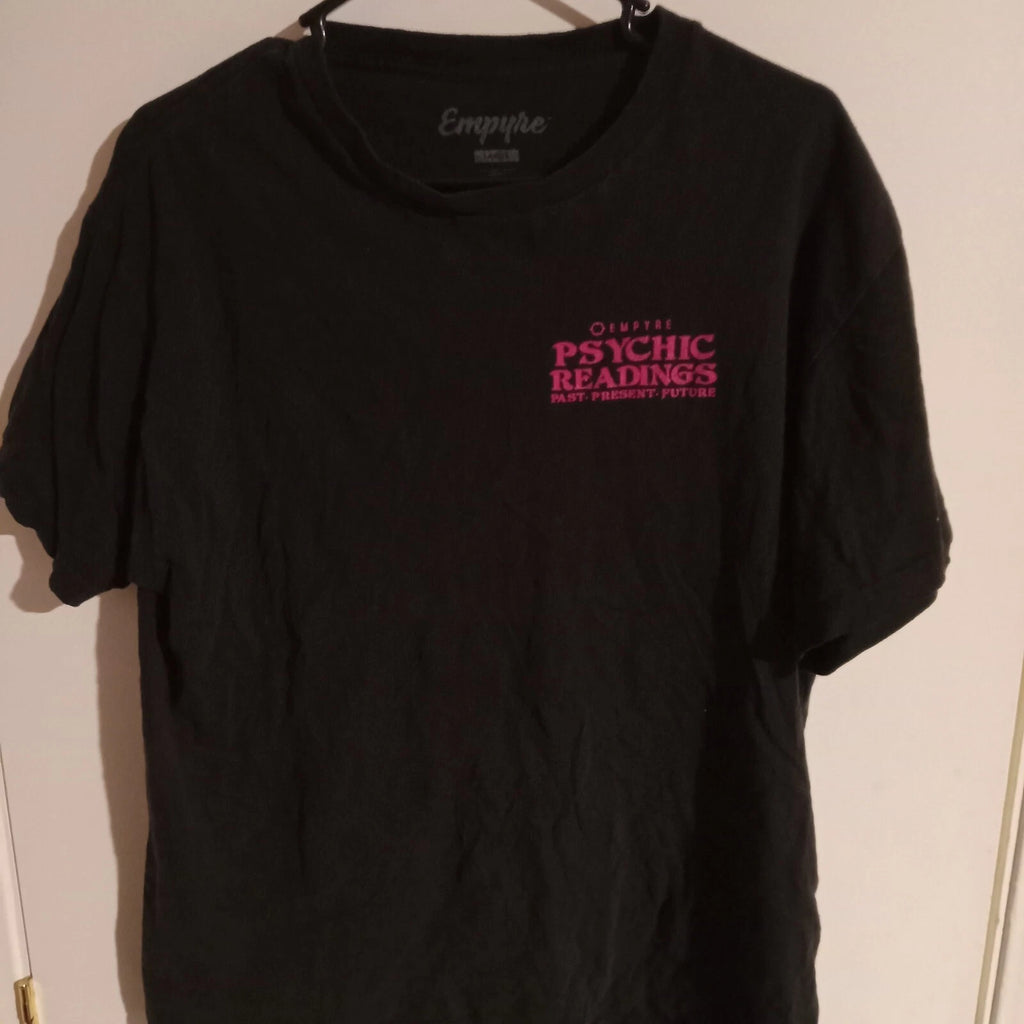 Empyre Psychic Readings T Shirt Adult Large Black/Pink Great Graphics