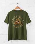 Funny Sarcastic Rude T Shirt Eat Sleep Sh*t Repeat Banter Smiling Poo Joby FAF