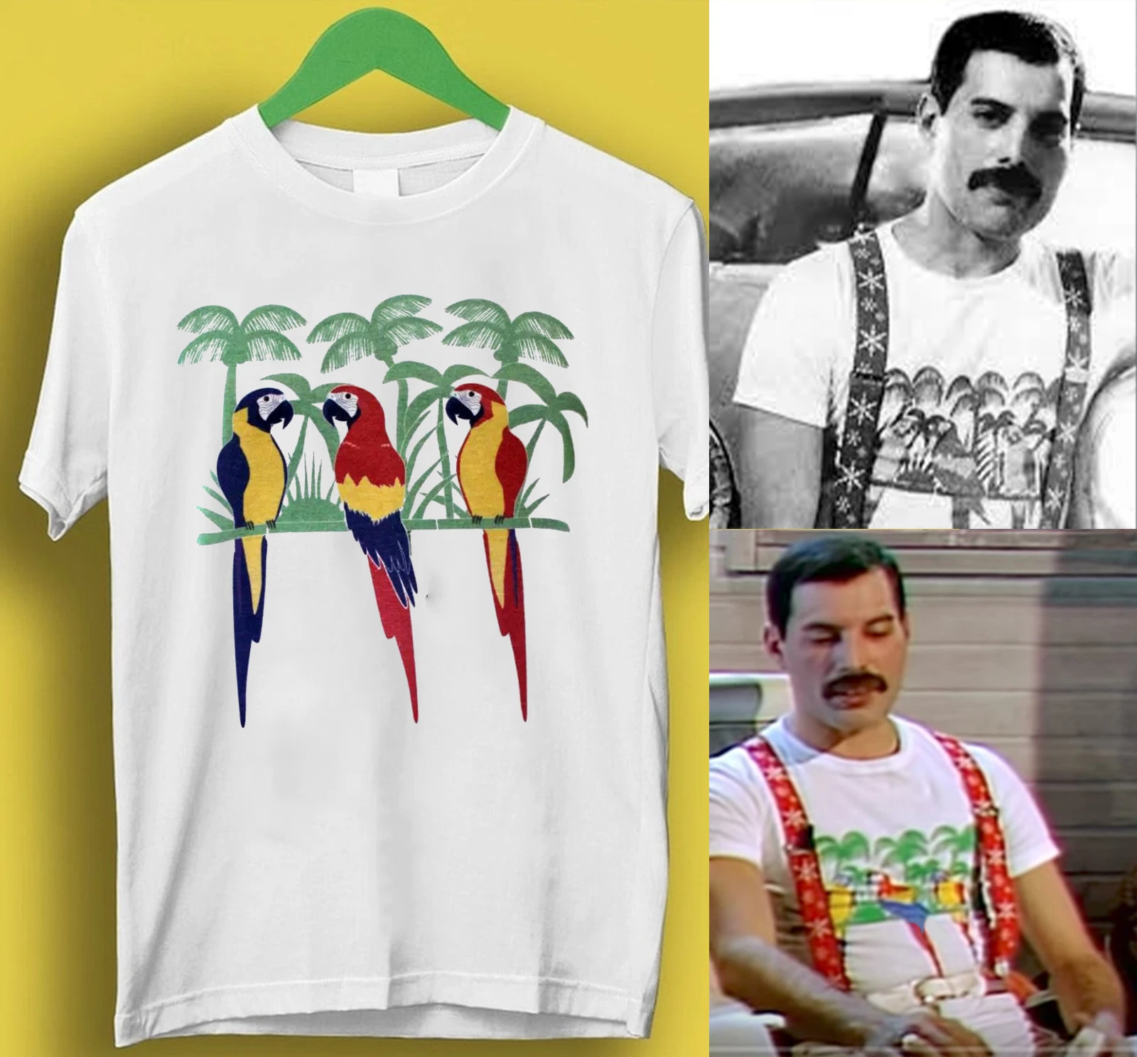 T-shirt worn by Freddie Mercury, Queen Brian May Roger taylor flash  Unisex Tee