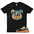 Black STITCH T Shirt for YZ Boost 700 Enflame Amber V1 Orange Blue Brown