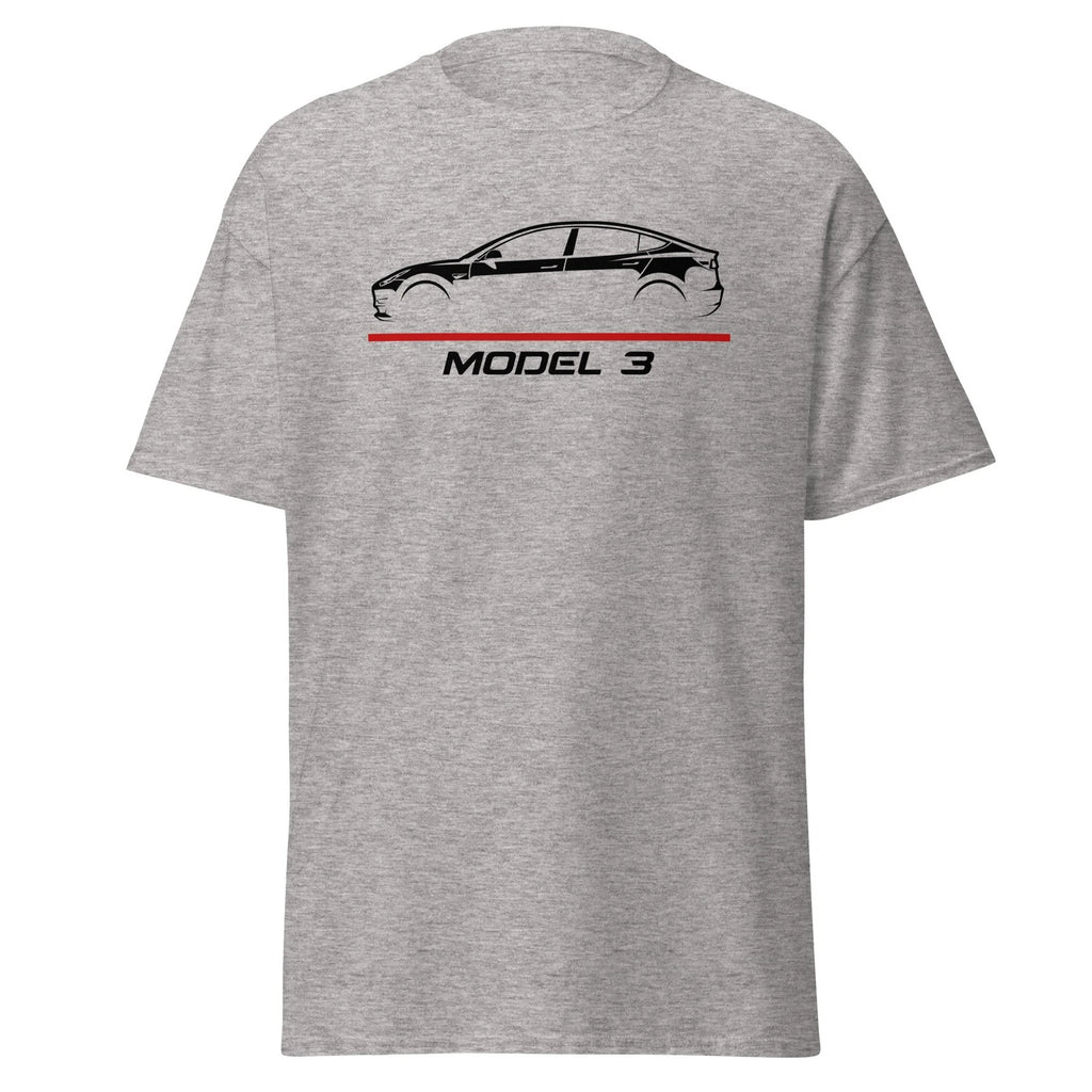 Model 3 Electric Dual Motor Instant Torque Streetwear Graphic T-Shirt Gift