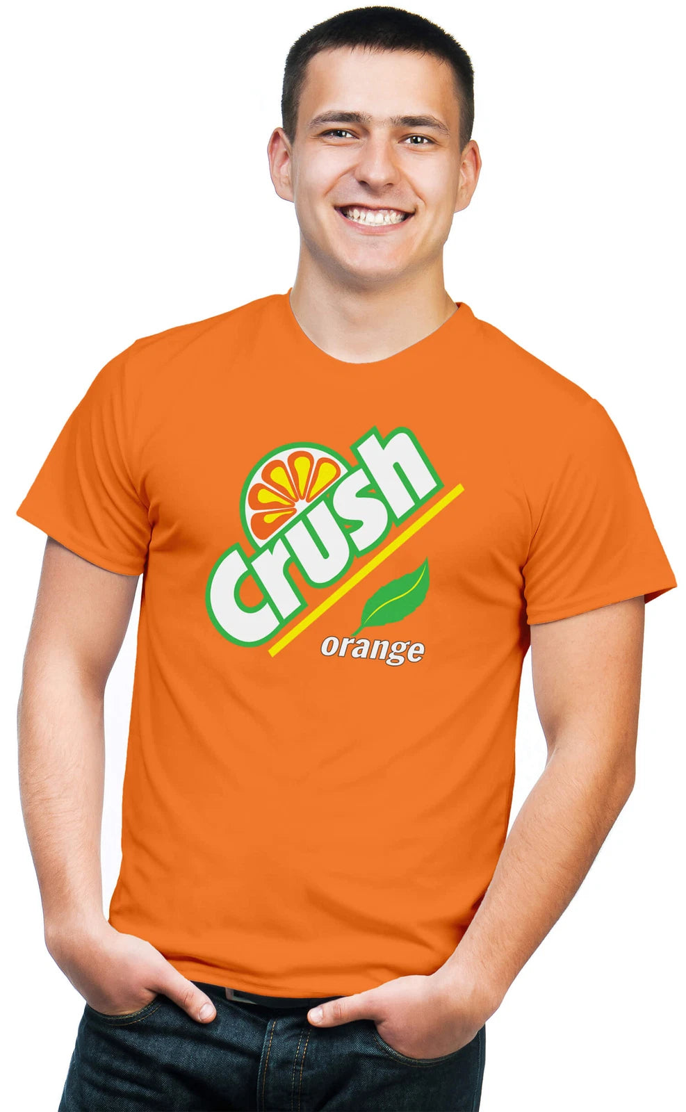 BSW Men's Orange Crush Carbonated Soda Beverage Vintage Shirt