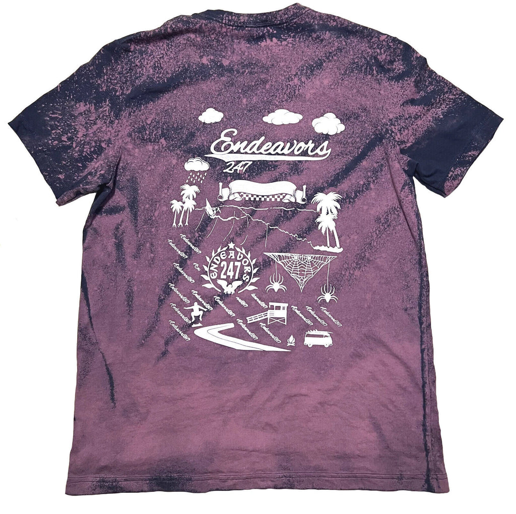 Endeavors247 Mineral Acid Wash Surfing Vol.4 Issue Adult T Shirt