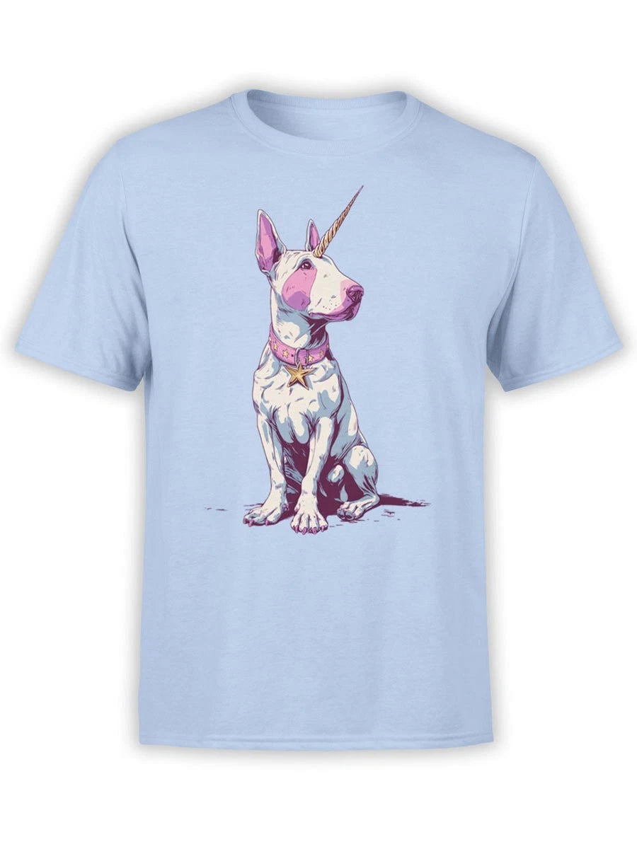 FANTUCCI Bullycorn T-Shirt | Whimsical Unicorn Dog Tee Bull Terrier | Unisex