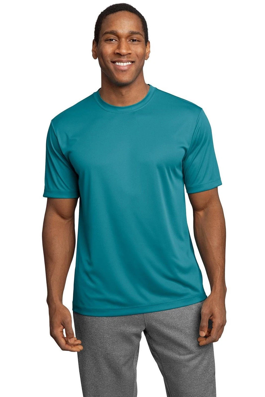 MEN'S MOISTURE WICKING DRY FIT Workout Running Short Sleeve T-SHIRT NEW ST350