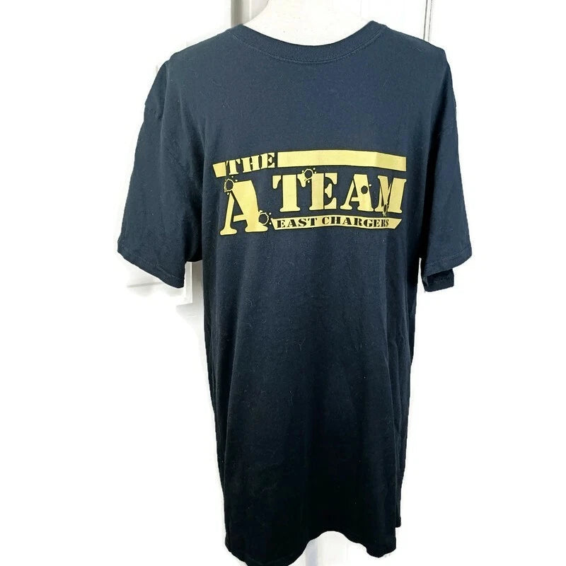 A-Team - Roosters Novelty Tee Mens Medium Black -Short Sleeve *SEE MEASUREMENTS
