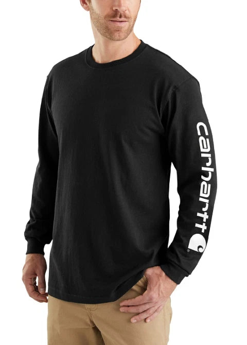 CARHARTT MEN'S K231 LONG SLEEVE SIGNATURE GRAPHIC TEE-26 COLOR OPTS!!!
