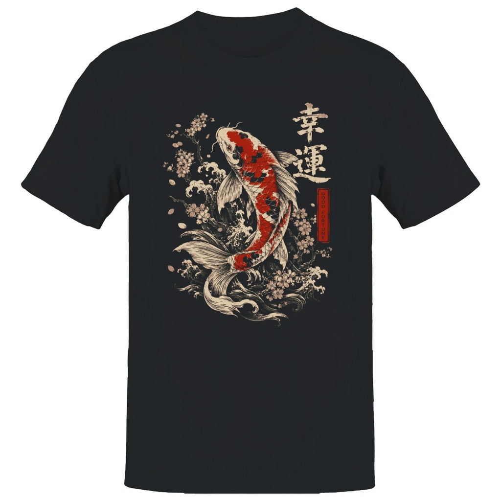 Good Fortune Koi Fish Japanese Art Men's T-shirt