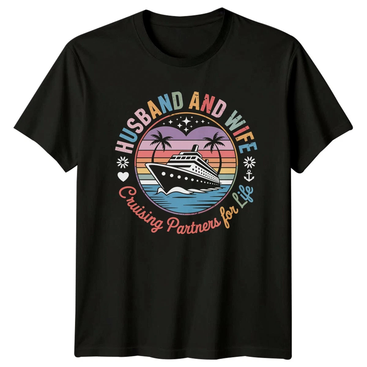 Husband And Wife Cruising Partners For Life Relationships Tee Mens Womens Shirt