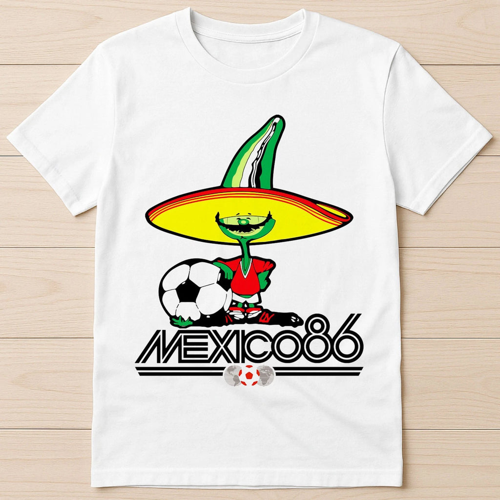 Mexico 86 World Cup Soccer 80s 90s Football Argentina Gift Tee T Shirt 1514