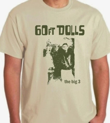 60 Ft Dolls T Shirt Music Indie Rock Band The Big 3 Gorky's Manics Stereophonics