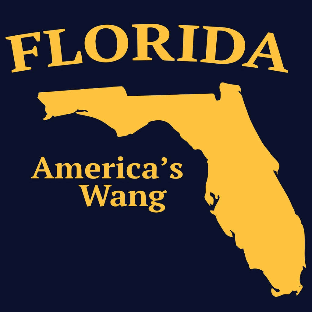 Funny Florida Americas Wang Shirt Retro Comedy Meme T-Shirt Sarcastic SM-5XL