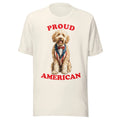 GOLDENDOODLE SHIRT - PATRIOTIC 4TH JULY AMERICAN ADULT - ALL SIZES - VTG WHITE 2