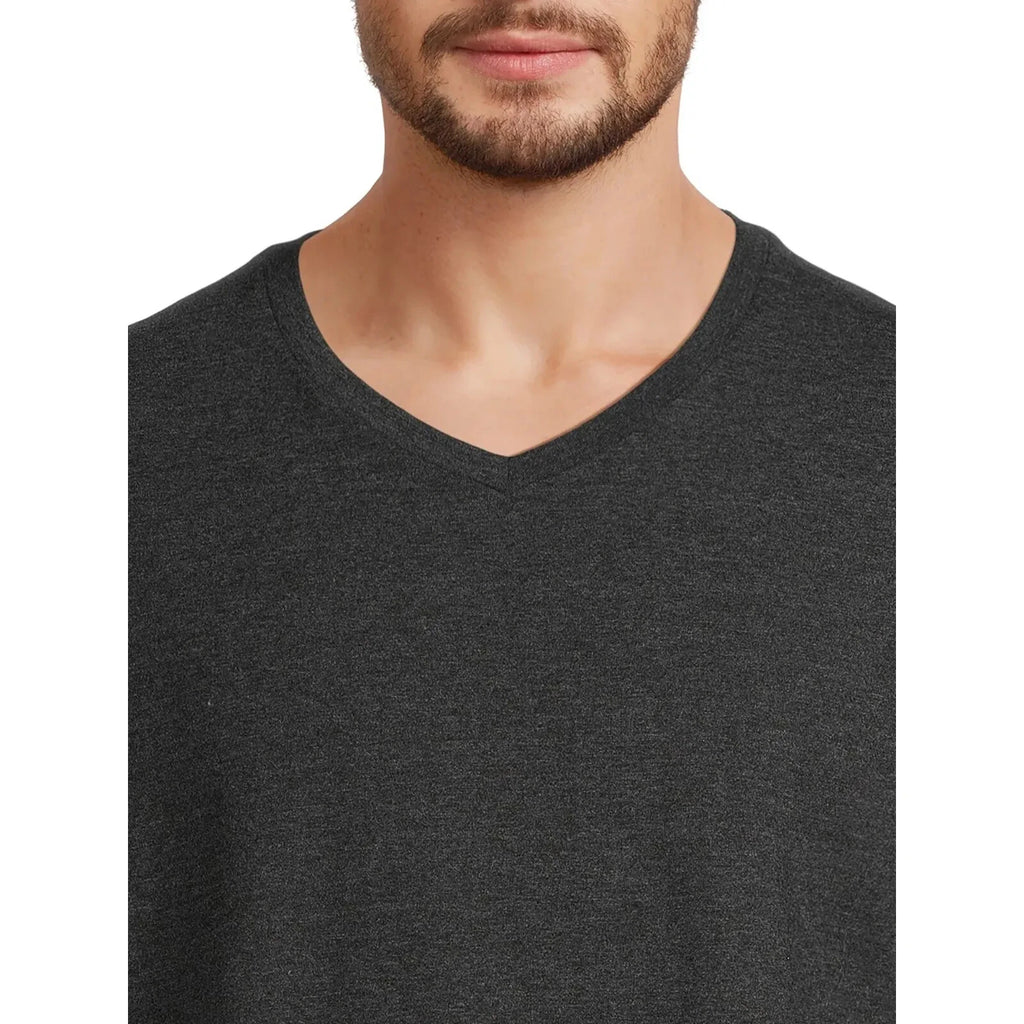 George Men’s V-Neck Textured Short Sleeve Tee Size:  XS, S, M, L, XL  2XL, 3XL