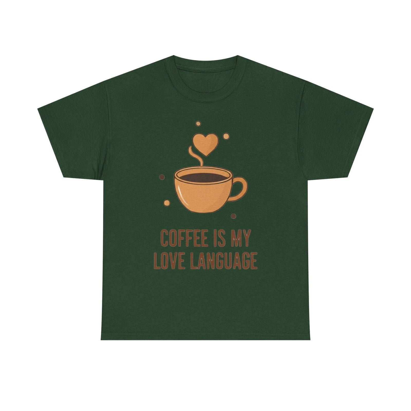 Coffee Is My Love Language T-Shirt | Coffee Cup Illustration