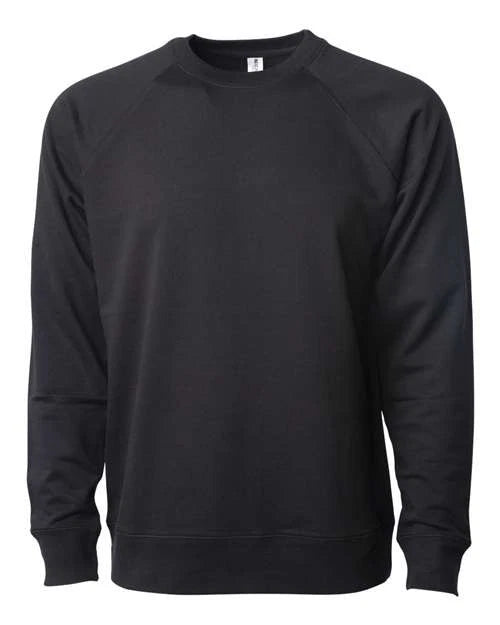 Independent Trading Co. Unisex Lightweight Loopback Terry Crewneck Sweatshirt